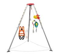JIXYLN Kit de Sauvetage réglable pour espaces confinés, trépied de Sauvetage, 1 200 LB, 1 800 LB, 1 270 LB, pour puits d'exploration, Regard, Tunnel, égout, Vertical