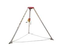 JIXYLN Kit de trépied pour Espace confiné, trépied de Sauvetage pour égouts, trépied de Sauvetage d'urgence en Cas d'incendie, trépied pour Espace limité, Trou de sonde de tête de puits rétractable