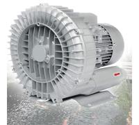 JIXYLN Pompe à air électrique à soufflante régénératrice pour Aquarium, Culture hydroponique, étang, Fosse septique, Haute efficacité de 0,16 CV à 1,48 CV