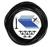 JIYANG Solaire Arrosage Automatique Pour Jardin kits, Kits d'arrosage Automatiques Goutte à Goutte, Programmateur Arrosage Accessoires,10m Tuyau,Avec Dispositif Anti-siphon