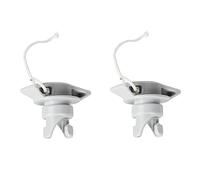 jiyaohui 2 PièCes 8 Trous Bateau Gonflable Couvercle de Soupape d'air Gonflable Bouchon de Soupape d'air Bateau Kayak Accessoires