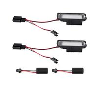 jiyaohui 2Pcs 12V LED Lampes LumiÈRe De Plaque D'immatriculation pour Golf 4 5 6 7 Feux De Plaque D'immatriculation De Voiture Accessoires ExtÉRieurs