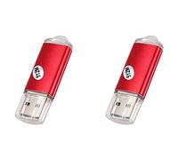 jiyaohui 2X Pouce de Rangement de Drive de Stylo de Clé USB USB 2.0 Flash Couleur: Rouge Capacité: 512Mb