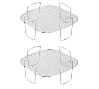 jiyaohui 2X Support Déshydrateur, Support Friteuse à Air pour Friteuse à Air, Accessoire Friteuse à Air Support de Grille-Pain de Support de Déshydrateur de Couche pour Friteuse à Air