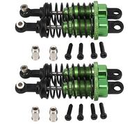 jiyaohui 4 Pièces Amortisseur RéGlable D'amortisseur de 65 mm pour Rc Voiture 1/18 A959 A969 A979 K929, Vert