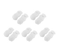 jiyaohui 500 Pièces SéRies Les Couvre-Oreilles Jetables pour Écouteurs Non TisséS Couvre-Oreillettes Extensibles pour la Plupart des Écouteurs d'oreille