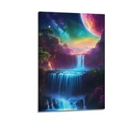 JIYAYCU Impression sur toile Motif cascade de rêves 40 x 60 cm