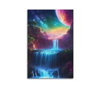 JIYAYCU Impression sur toile Motif cascade de rêves 40 x 60 cm