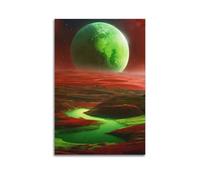 JIYAYCU Poster spatial Vision brûlante du ciel étoilé décoratif sur toile 60 x 90 cm