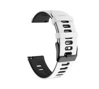 JIYEDA Bracelet en silicone 20 mm/22 mm compatible avec les bracelets Venu 3, Forerunner 265, 255, 245, 165, Music, Vivoactive 4, Venu Sq2 Plus(White Light Pin,20mm)