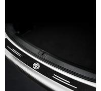 JIYIFAN Protection Seuil Portière de Voiture pour MG Zs EV 2016-2022, Protection Pare-Chocs Arrière en Fibre de Carbone Protection Contre Les Rayures