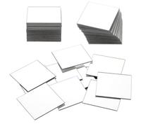 JIYIN Lot de 30 petits miroirs pour bricolage - 5 x 5 cm - Carré - Mini miroir acrylique - Carrelage - Mosaïque - Petit miroir pour l'artisanat et le bricolage