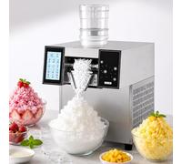 JIYINGHUI Broyeur à Glace électrique Automatique Commercial, Machine à Glace en Flocons, Machine à Granita, 180-400 Kg/Jour, Refroidissement par Air, pour Usage Commercial Et Domestique HS400Kg