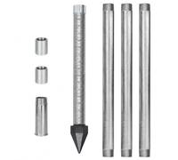 JIYINGHUI Kit Complet Pointe de puits, raccords et Capuchon 3PipeKit