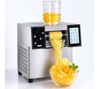 JIYINGHUI Machine à Glace en Flocons Professionnelle,397-882Lb/24H,Acier Inoxydable,Distribution Rapide 3S,8 Vitesses Réglables,Capacité De 3 L,pour Salons Bubble Tea Cafés Restaurants HS300Kg