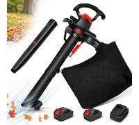 JIYINGHUI Souffleur Aspirateur 2x20V 5Ah pour Feuilles d’Automne