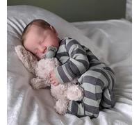 JIZHI Reborn Baby Dolls Boy 20 inch Lifelike Baby Doll Real Life Baby Dolls That Look Real Soft Sleeping Newborn Gift Toy
