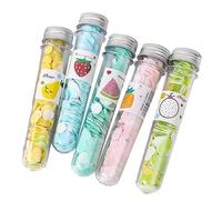 Jizlan Lot de 5 boîtes de confettis en papier jetables multicolores pour le lavage des mains, les nettoyants pour les mains, les soins du bain, les produits de toilette et le bain
