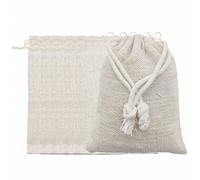 Jizxol 6 Pcs Sac en Toile 20 x 30 cm, Pochon Tissu, Sacs en Lin, avec Cordon de Serrage, pour Anniversaire d'Enfant, Mariage, Fête, Extérieur