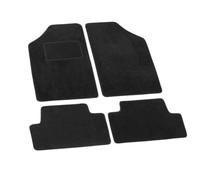 Jj Automotive Tapis De Sol Noir Velours Sur Mesure Pour Ford Fiesta 7 Depuis 2017, 4pcs, Renforcée Dans La Zone De La Pédale