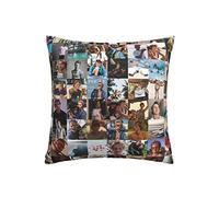 Jj Maybank Housse de coussin multifonction pour conduite, lecture, télévision, sommeil, travail, chauffage, garde du corps Be There for You E 45 cm x 45 cm