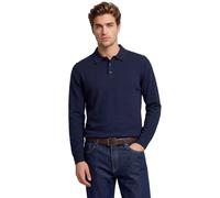 Jj Rebel Callum Long Sleeve Polo Bleu XL Homme