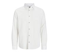 JJ Rebel Chemise 'JREBMOSS' blanc, Taille L