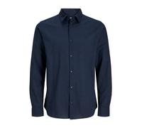 JJ Rebel Chemise 'JREBMOSS' bleu foncé, Taille S