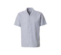 JJ Rebel Chemise 'JREBMOSS SUNNY' bleu foncé / blanc, Taille M