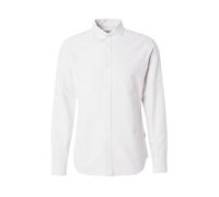 JJ Rebel Chemise 'JREBOSCAR' beige foncé / blanc, Taille XL