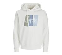 JJ REBEL Hood Jrebnoah Sweat à Capuche, Cloud Dancer, L Homme