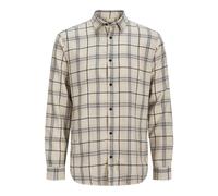 JJ REBEL Jrebchase Chemise à Carreaux Taille, Beige Clair, S Hommes