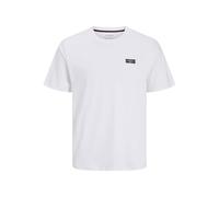 JJ rebel Jrebdrummer Tee SS Crew Neck, Blanc, M Hommes