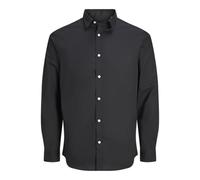 JJ Rebel Jrebgavin Solid Shirt Ls Noos Chemise pour Homme, Noir, L
