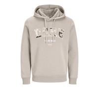 JJ REBEL JREBHAMILTON Sweat à Capuche, Beige Clair, M