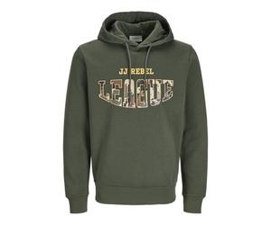 JJ REBEL Jrebhamilton Sweat à Capuche pour Homme, Kaki, L