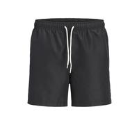 JJ REBEL Jrebhawaii Short de Bain uni, Noir, M