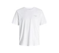 JJ REBEL Jrebian Tee SS Crew Neck, Blanc., XL