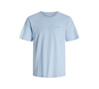 JJ REBEL Jrebian Tee SS Crew Neck, Chambray Blue, XL Hommes