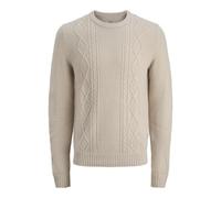 JJ rebel Jrebjosh Knit Crew Neck, Beige Clair, S Homme