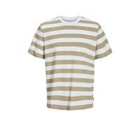 JJ REBEL Jrebline Tee SS Crew Neck, Blanc., M