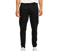 JJ REBEL Jrebmichael Slim Show Noos Pantalon Cargo, Noir, 30W x 34L Homme