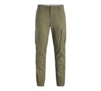 JJ REBEL Jrebmichael Slim Show Noos Pantalon Cargo, Vert Olive, 28W x 30L Homme