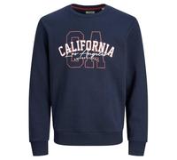 JJ REBEL Jrebnewyork Sweat-Shirt à col Rond Sn Maillot de survêtement, Sky Captain, L Homme