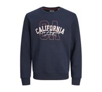 JJ REBEL Jrebnewyork Sweat-Shirt à col Rond pour Homme, Sky Captain, S