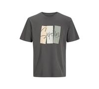 JJ REBEL Jrebnoah Tee SS Crew Neck, Gris, S