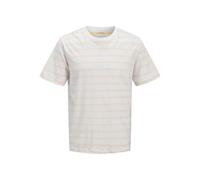 JJ REBEL Jrebpike Stripe Tee SS Crew Neck, Abricot Ice, L