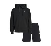 JJ REBEL Jrebrebel Logo Sweat à Capuche/Short MP, Noir, S