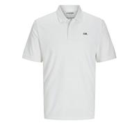 JJ REBEL Jrebrebel Polo SS avec Logo, Blanc, M Hommes
