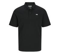 JJ REBEL Jrebrebel Polo SS avec Logo, Noir, L Hommes